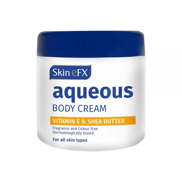 Skin eFX Crème aqueuse pour le corps - Vitamine E et beurre de karité - 500ml