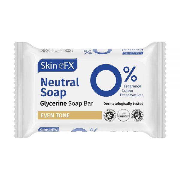 Skin eFX Neutral Soap – Glycerine Soap Bar – Even Tone